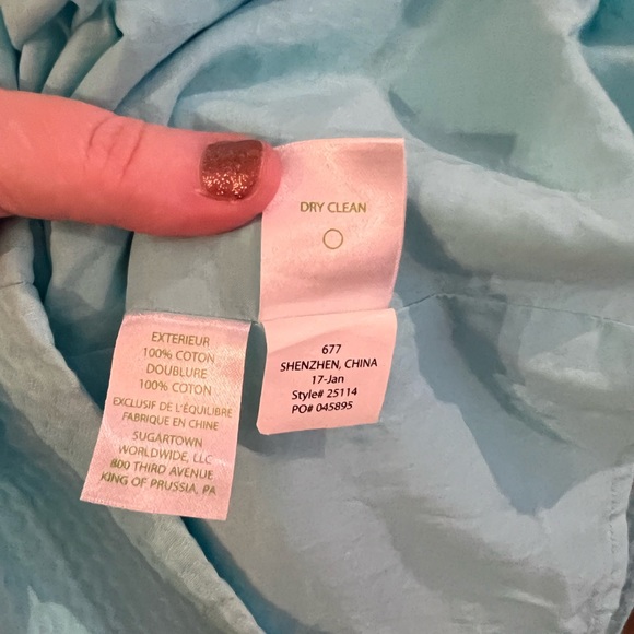 EUC LILLY PULITZER Suzette Shift Dress Serene Blue | 10 - Picture 7 of 8